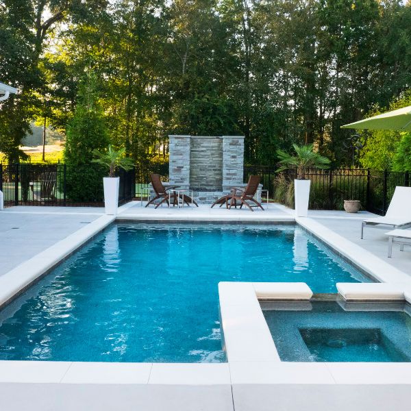 A private pool in Oklahoma City, OK.